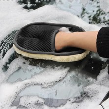 Mabeyn Mikrofiber Araba Yıkama Eldiveni | Çift Taraflı Oto Temizleme ve Parlatma Bezi | Yumuşak Çizmez Yapı | Car Wash Mitt For Vehicle Detailing