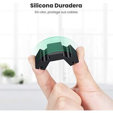 Mabeyn 3 +1 Kanallı Silikon Kablo Düzenleyici Organizer