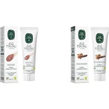 Mabeyn Doğal Diş Macunu Seti (Himalaya Tuzlu + Karanfil, 2X90ML)