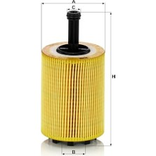 Mabeyn Mann Filter Hu 719/7 x Yağ Filtresi (Vw Group)