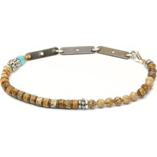 Mey Atelier Cameron Brown - Jasper Erkek Bileklik MEY2412031