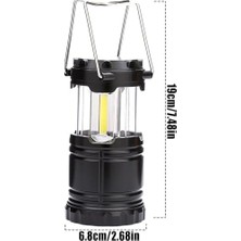 Mabeyn Dp-78 LED Kamp Feneri, Taşınabilir Pilli El Feneri, Parlak Işık, Kamp, Balıkçılık, Acil Durum ve Bahçe Kullanımı Için Dayanıklı Lamba, 2 In 1