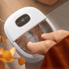 Mabeyn Ayak Spa ve Masaj Taşınabilir Katlanabilir Ayak Küveti Sabit Sıcaklık Kontrolü ve Tam Otomatik Ayak Masajı YB-7012 (Beyaz)