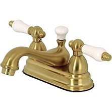 Mabeyn KS3607PL 10 cm Banyo Bataryası, Fırçalanmış Pirinç