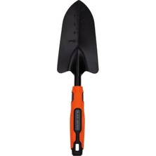 Mabeyn Black+Decker Bahçe Küreği, Boyut Göstergeli, 35 Cm, Polipropilen, Siyah/turuncu