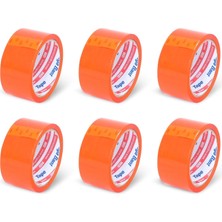 Mabeyn 45 mm x 40 mt Turuncu Koli Bandı 6 Adet