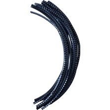 Johnser Siyah 4 Köşe Tırtıklı 30CM 4.0mm 14 Parça Kesik Profesyonel Tırpan Misinası Yüksek Dayanımlı Ot Kesme Ipi