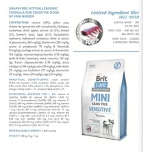Mabeyn Brit Care Sensitive, Minik Irk - Hassas Köpekler Için, Tahılsız, Hipoalerjenik Geyik Etli Kuru Mama, 2 kg