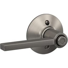Mabeyn (Privacy, Satin Nickel Round) - F40 Lat 619 Latitude Privacy Lever, Satin Nickel