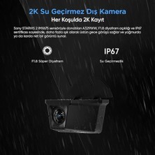 Mabeyn A329WW 3 Kanal 4K Tır ve Kamyon Araç Kamerası – Ön 4K + Çift 2k Hdr Su Geçirmez Arka Kamera, Starvıs 2 Sensör