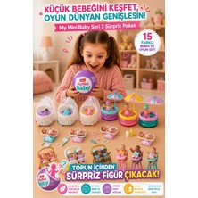 Toyfest Mor Paket My Mini Baby Seri 2 Sürpriz Paket Mini Bebek Oyun Seti 15 Farklı Koleksiyon Figürü