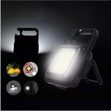 Mabeyn Mini LED Fener Taşınabilir Çok Fonksiyonlu , Yüksek Lümen, Cob Anahtarlık, Dış Mekan Için Şarj Edilebilir Acil Durum Işığı, Mini Kamp Feneri