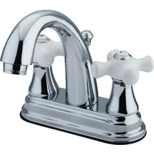 Mabeyn KS7611PX Ingilizce Lavatory Musluk With, 4, Cilalı Krom By