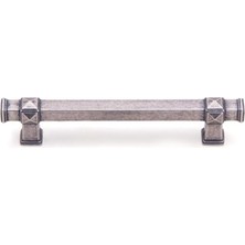 Mabeyn Antik Gümüş Rengi 128 mm Klasik Kulp