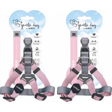 Mabeyn Gentle Dog Triangle Göğüs Tasması Pink (Xs) (2 Paketi)