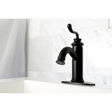 Mabeyn LS5410RL Royale Banyo Bataryası, Mat Siyah, 5,88 x 5,06 x 9