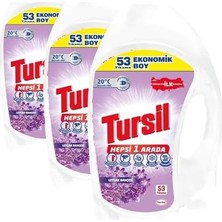 Mabeyn Tursil Komple Çözüm Leylak Bahçesi 53 Yıkama Sıvı Çamaşır Deterjanı Ekonomik Boy 1 x 3440 ml (3 Paketi)
