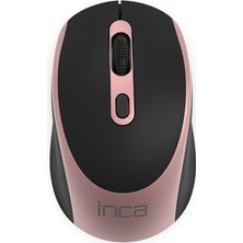 Mabeyn Inca IWM-211RG 1600DPI Silent Rose Mouse Tamamen Simetrik Zarif Şekil ve Rahat Kullanma Sessiz Tuşlaraçma- Kapama Tuşu 800 1200 1600 Dpı Optik Çözünürlük Çalışma Menzili 10 Metre