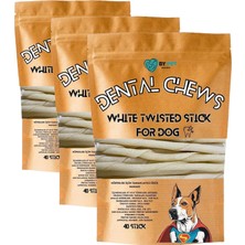 Mabeyn Beyaz Çubuk Köpek Ödül ve Çiğnemi Kemiği- 40 Adet Maxi Paket (3 Paketi)