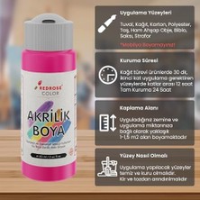 Mabeyn Fuşya Akrilik Boya 60 ml