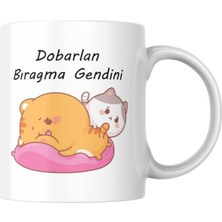 Mabeyn Baskılı Kupa Bardak Komik Yazılı Hediyelik Çay Kahve Kupası