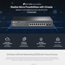 Mabeyn TL-SG2210MP, Jetstream 10-Port Gigabit Smart Switch With 8-Port Poe+
