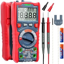 M6K0R 6000 Trms Dijital Multimetre, Voltmetre, Polimetre, Ac/dc Akım, Ac/dc Gerilim, Direnç, Frekans, Kapasitans, Süreklilik, Test Diyotları Için Test Cihazı Sayımları