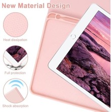 Mabeyn iPad 8. Nesil 10.2" ile Uyumlu Kılıf Kablosuz Klavyeli Mobax A2270 A2428 A2429 A2430 Pembe Açık
