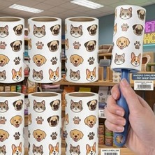 Mabeyn Tüy Toplayıcı Roller Seti, 6 Rulo, Kedi ve Köpek Tüyü Temizleyici, Ergonomik Sap, Hassas Yüzeylere Uygun