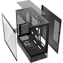 Mabeyn Fazeon F17 Atx Gaming Bilgisayar Kasası, 850W 80+ Bronze Güç Kaynağı, Argb Aydınlatmalı 3X120MM Fan, Siyah, Temperli Cam Yan Panel