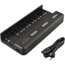 Mabeyn Beston C9036WL AA/AAA/9V/C BOY/DBOY/NI-MH/NI-CD/9V/ Pil LCD Ekranlı Hızlı Şarj Cihazı