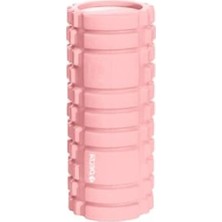 Cekar Store Delta Unisex Tırtıklı Foam Roller Fr 3304, Açık Pembe Yüksek Yoğunlukta Orta Sert  Masaj Köpüğü Pilates Masaj Rulosu