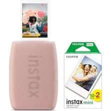 Mabeyn Mini Link 3 Pembe Akıllı Telefon Yazıcısı ve 20'li Mini Film