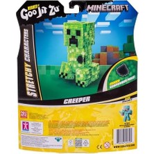 Mabeyn Heroes Of Goo Jit Zu Minecraft Esnek Karakterler, Creeper, Süper Çıtır Goo Içinde Gizli Barut Parçasıyla Doldurma, Onu Boyutunun 3 Katına Kadar Uzatın - Duyusal Oyuncaklar