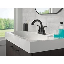 Mabeyn Aşağı Çekin Banyo Bataryası Siyah, Banyo Çekme Musluğu, Aşağı Çekmeli Püskürtücülü Banyo Lavabo Bataryası, Manyetik Yerleştirmeli Merkezli Banyo Bataryası, Mat Siyah 25765LF-BLPD