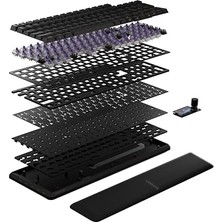 Mabeyn Corsaır Vanguard 96 Kablolu Mekanik Gaming Klavye - 96% Form Faktör, Mlx Plasma Linear Switch, 8000Hz Polling, LCD Display, Makro Keys (CH-91E901E-UK)