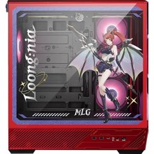 Mabeyn Msı Pano 130R Mlg Edition - Atx Mid-Tower Oyun Pc Kasası - 270 Derece Temperli Cam Panel - 360 Mm'ye Kadar Radyatöre Kadar Sıvı Soğutma Desteği - Önceden Takılmış 4x Argb Fanlar