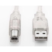 Mabeyn SL-U2007 Usb2.0 7m Şeffaf Yazıcı Kablo
