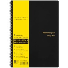 Mabeyn Mnemosyne Monatskalender 2025, Monatsplaner Mit Registerkarten, 21,6 x 14,7 cm (A5), 1 Ea (MND283-25)