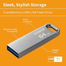 Mabeyn Transmemory U366 64GB USB Bellek – USB 3.2 Gen 1, Metal 10 Paket
