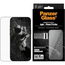 Mabeyn Panzerglass 17 Pro Max | Ultra-Wide Fit Çerçeve Aparatlı Seramik Ekran Koruyucu