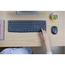Mabeyn Logıtech MK235 Kablosuz Q Trk Siyah Multimedya Klavye - Mouse Set 920-007925