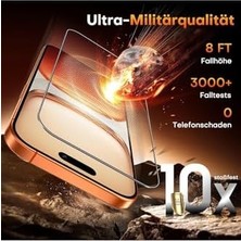 Mabeyn - 17 Pro Max Uygulama Aparatlı Tam Kapatan Temperli Ekran Koruyucu Kırılmaz Cam