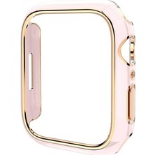 Mabeyn 38MM ile Uyumlu Çizgili Kasa Koruyucu Pembe