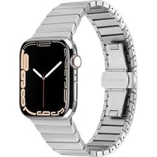 Mabeyn - 7/8/9 45MM ile Uyumlu Kordon Bakla Metal Strap Kayış 79