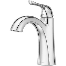 Mabeyn Willa Banyo Lavabo Bataryası, Tek Kontrol, 1 Kulplu, Tek Delikli, Parlak Krom Kaplama, LF042MALCC