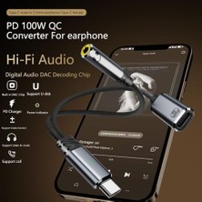 Mabeyn Type C To 2in1 3.5mm & Type-C Çevirici Dönüştürücü Kulaklık ve Hızlı Şarj