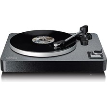 Mabeyn Lenco LBTA-165BK Pikap Plak Çalar Bluetooth Tam Otomatik Metal Döner Tabla - Siyah