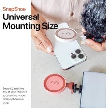 Mabeyn Snapshoe - Montaj Aksesuarları Için Geçmeli Soğuk Ayakkabı Montajı - Manyetik Montaj Her Telefona Takılır | Gece Yarısı Siyahı