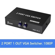 Mabeyn Plus PX-1260 2 Port VGA Switch, VGA Splitter, Manuel VGA Switch 2 Port (2 Pc 1 Ekran)